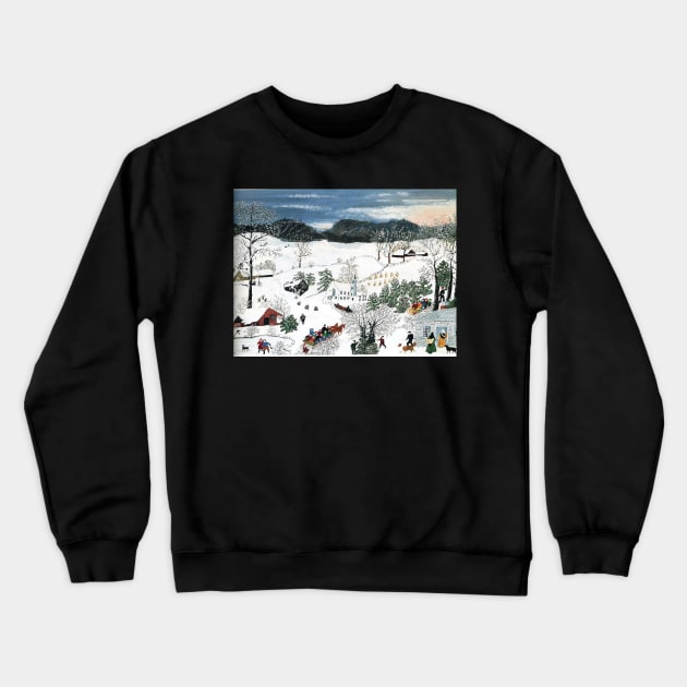 grandma moses Crewneck Sweatshirt by QualityArtFirst